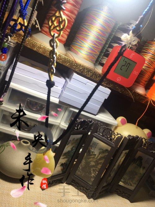 【🌸未央ૢ🌸】一款简单项链绳 第1步