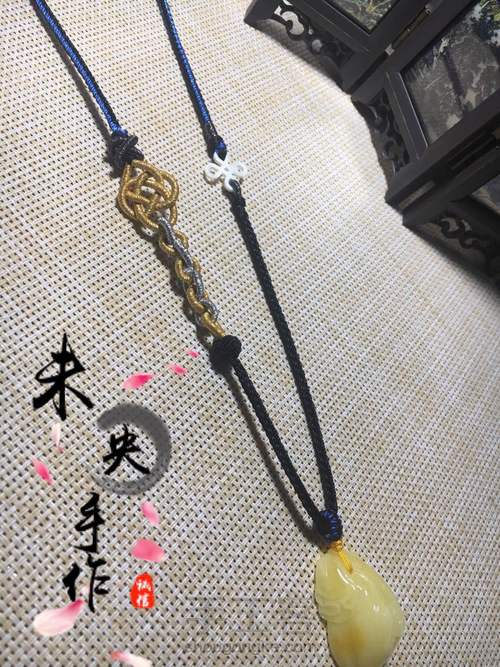 【🌸未央ૢ🌸】一款简单项链绳 第2步