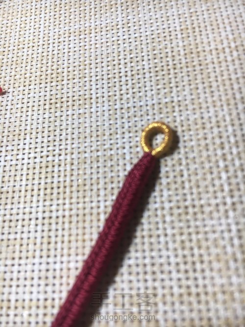 【🌸未央ૢ🌸】一款简单把件绳 第6步