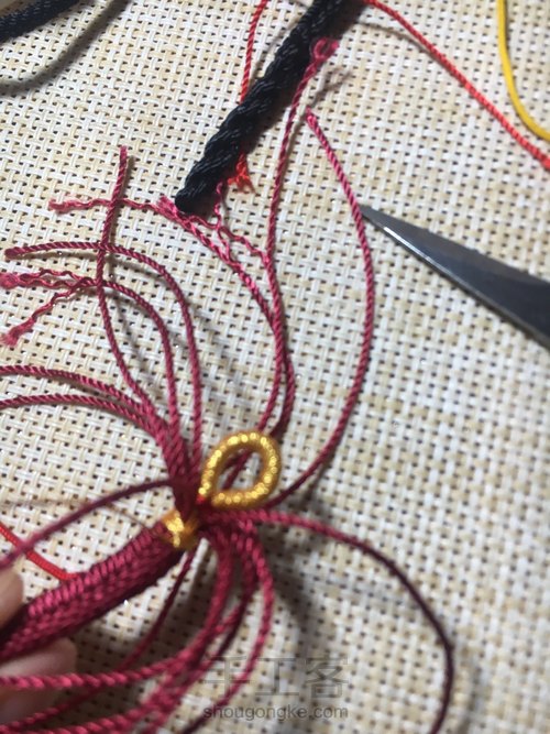 【🌸未央ૢ🌸】一款简单把件绳 第10步