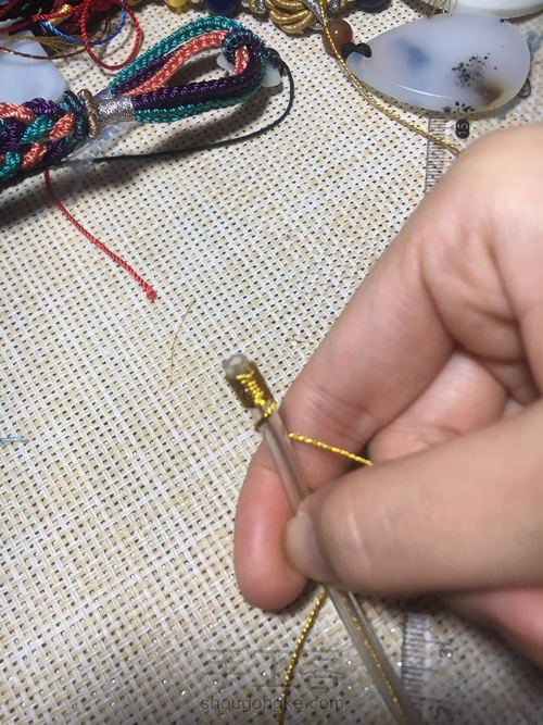 【🌸未央ૢ🌸】一款简单手绳 第6步