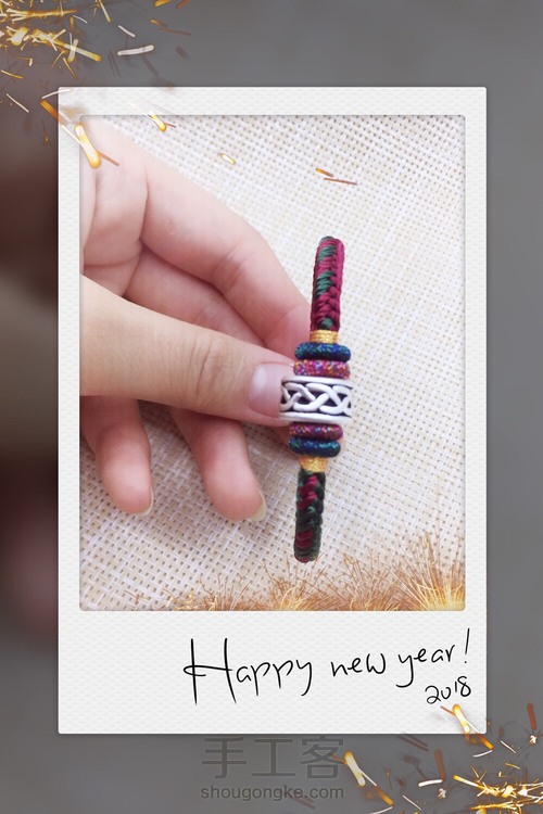 【🌸未央ૢ🌸】一款简单手绳 第1步