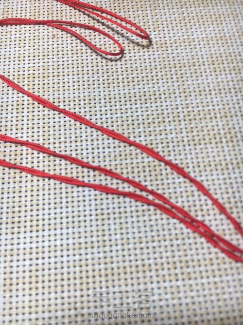 【🌸未央ૢ🌸】一款简单的花结 第2步