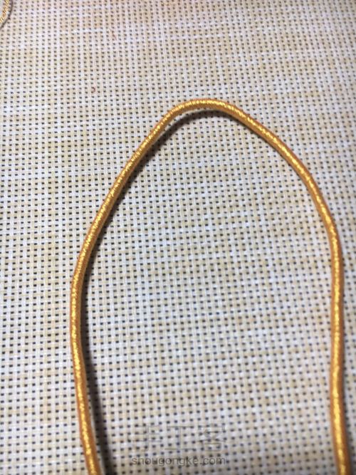 【🌸未央ૢ🌸】一款简单的花结 第3步