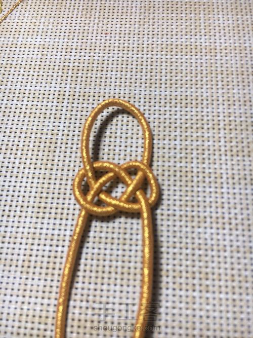 【🌸未央ૢ🌸】一款简单的花结 第4步