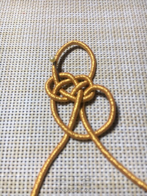 【🌸未央ૢ🌸】一款简单的花结 第6步