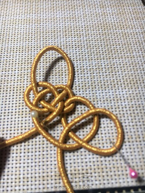 【🌸未央ૢ🌸】一款简单的花结 第7步