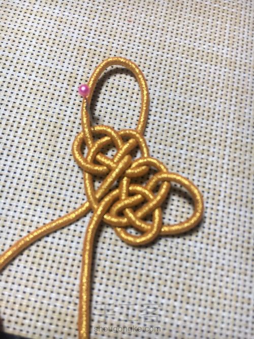 【🌸未央ૢ🌸】一款简单的花结 第8步