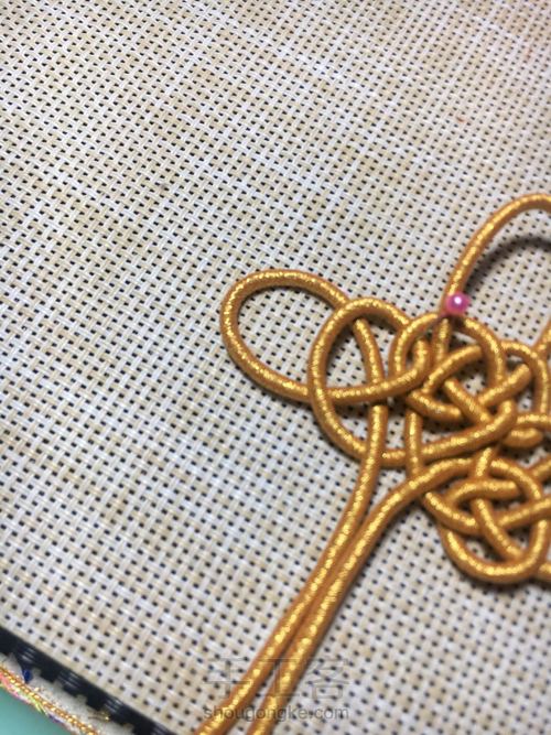 【🌸未央ૢ🌸】一款简单的花结 第10步