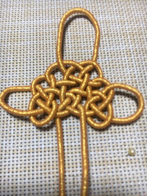 【🌸未央ૢ🌸】一款简单的花结 第11步