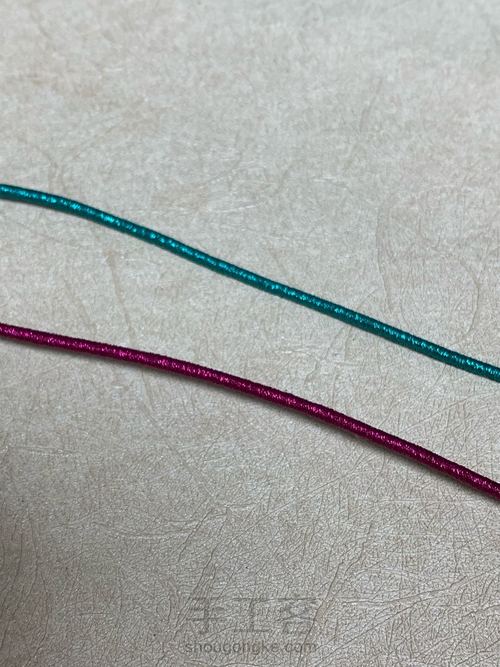 【🌸未央ૢ🌸】一款简单的绕线花结 第2步