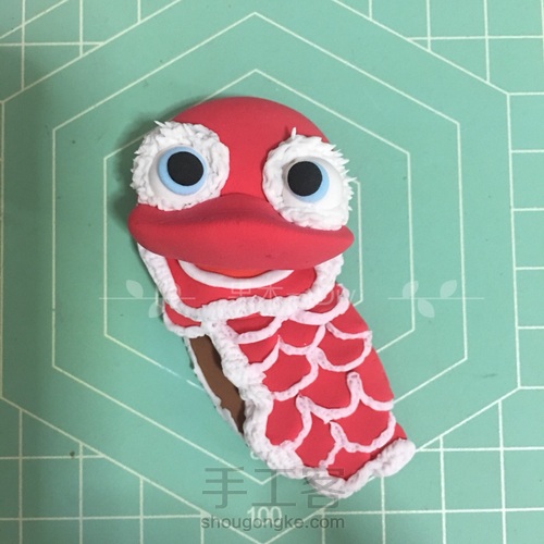 粘土新年小猪佩奇跳狮子舞 第12步