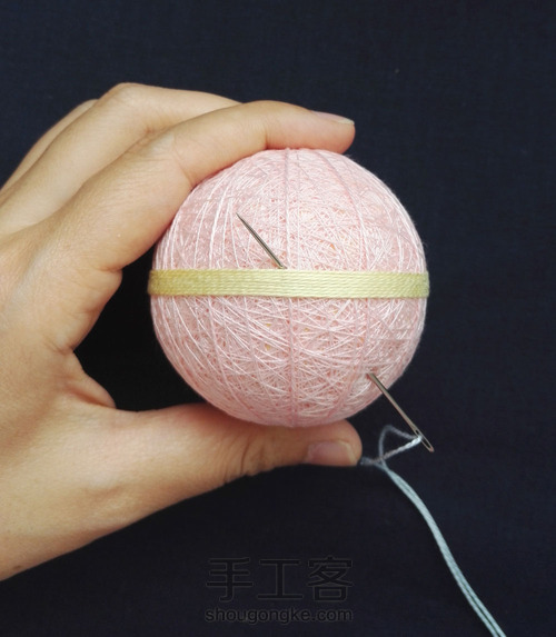 手鞠球-12重菊 第2步