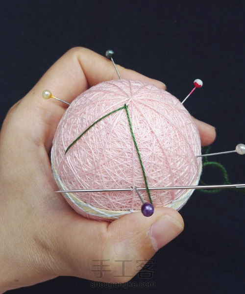 手鞠球-12重菊 第11步