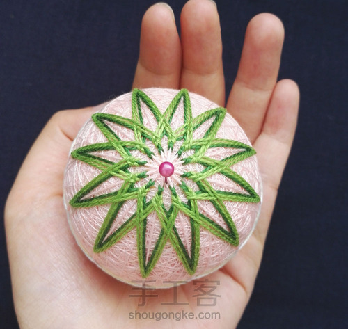 手鞠球-12重菊 第18步