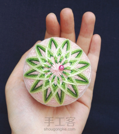 手鞠球-12重菊 第20步