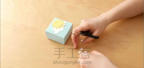 小礼物爆炸盒，彩虹盒子 心情天气。 第6步