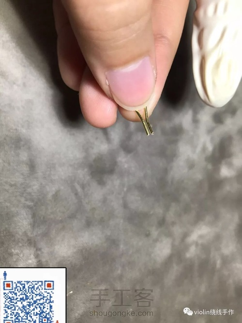 简单开口戒 椭圆戒面 第13步