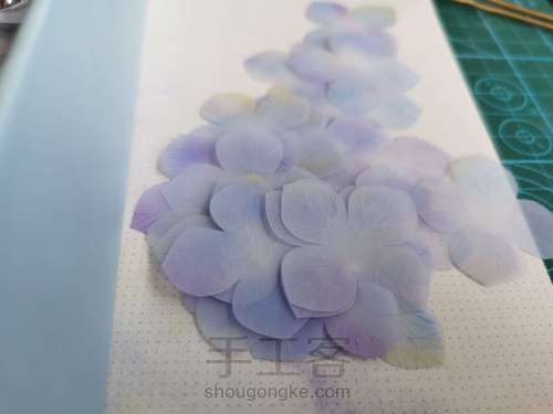 【原创】热缩绣球步摇 第3步