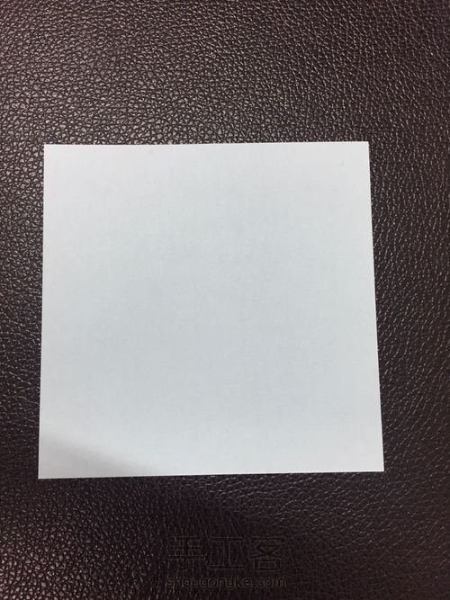 高跟鞋折纸教程 第2步