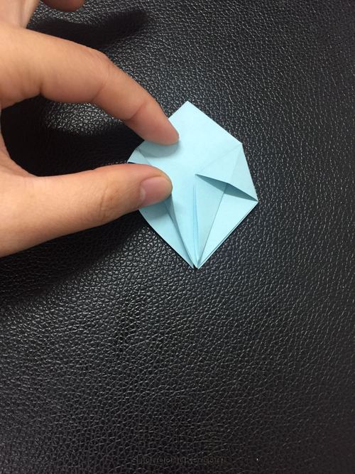 高跟鞋折纸教程 第11步