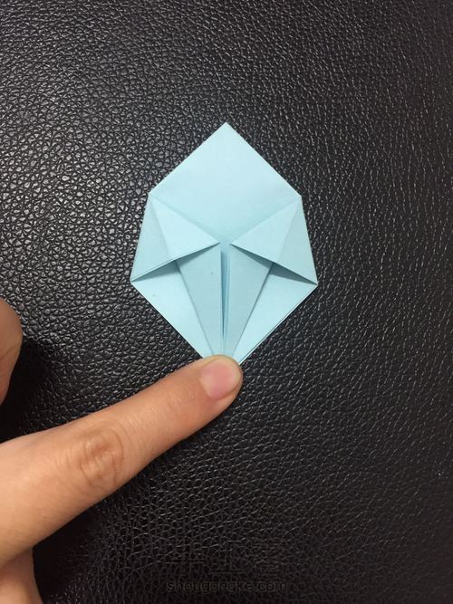 高跟鞋折纸教程 第12步