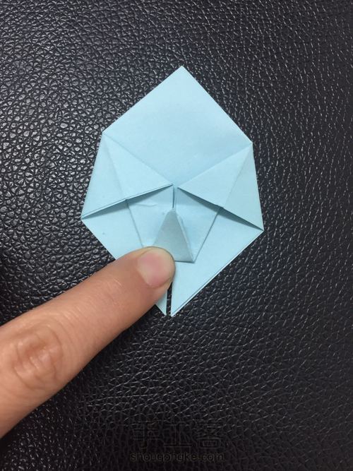 高跟鞋折纸教程 第14步