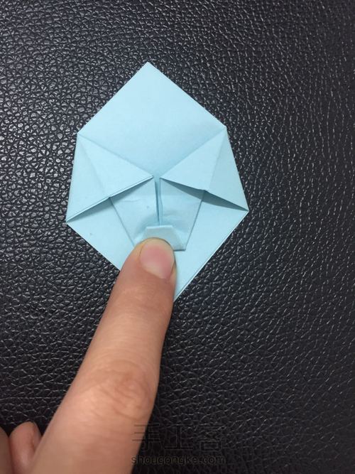 高跟鞋折纸教程 第16步
