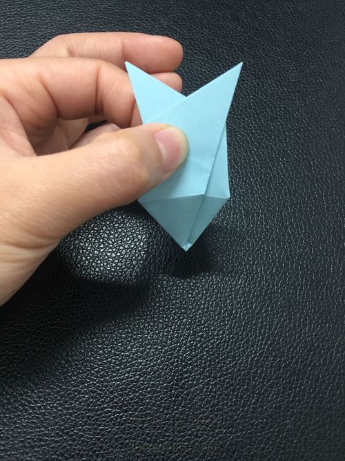 高跟鞋折纸教程 第20步