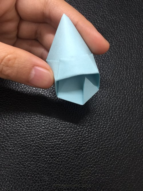 高跟鞋折纸教程 第23步