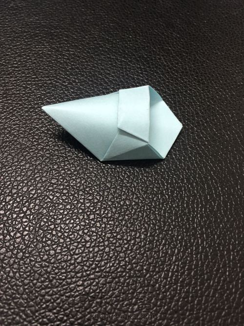 高跟鞋折纸教程 第28步