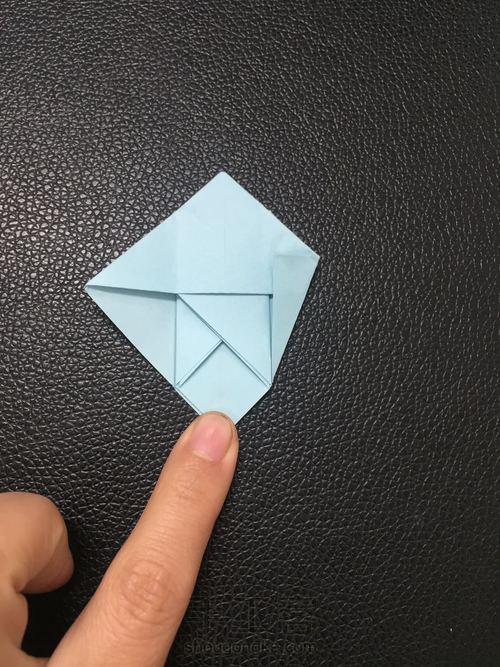 高跟鞋折纸教程 第41步