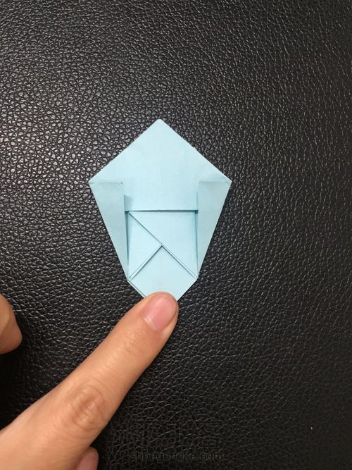 高跟鞋折纸教程 第42步
