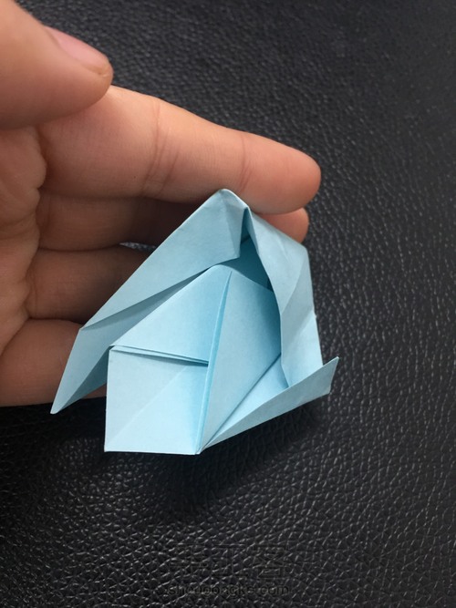 高跟鞋折纸教程 第43步