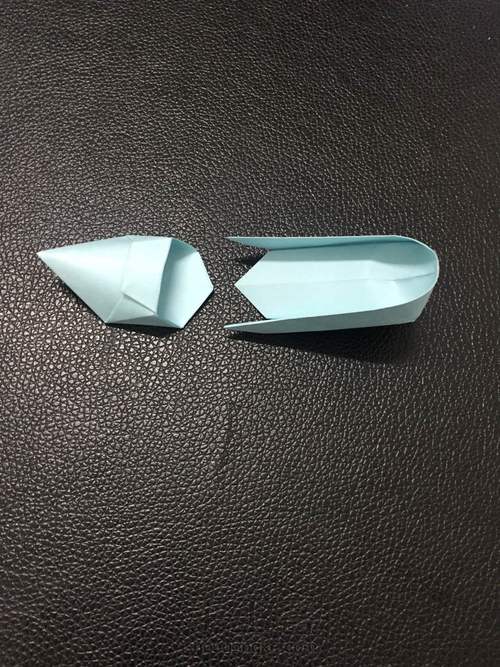 高跟鞋折纸教程 第59步