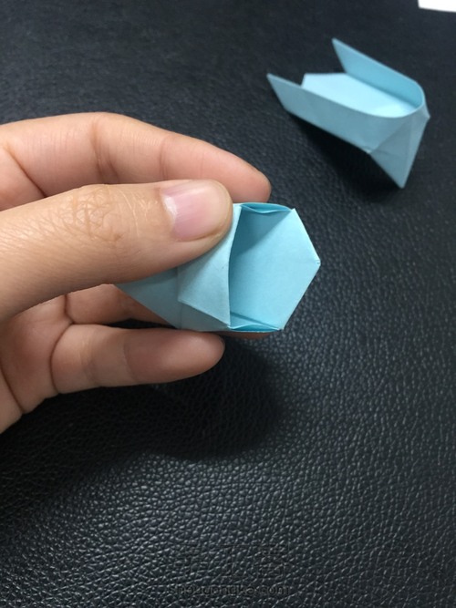 高跟鞋折纸教程 第60步