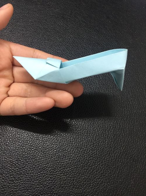 高跟鞋折纸教程 第63步