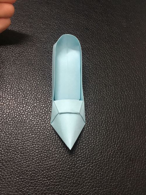 高跟鞋折纸教程 第64步