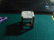 微缩一个椅子面编制过程