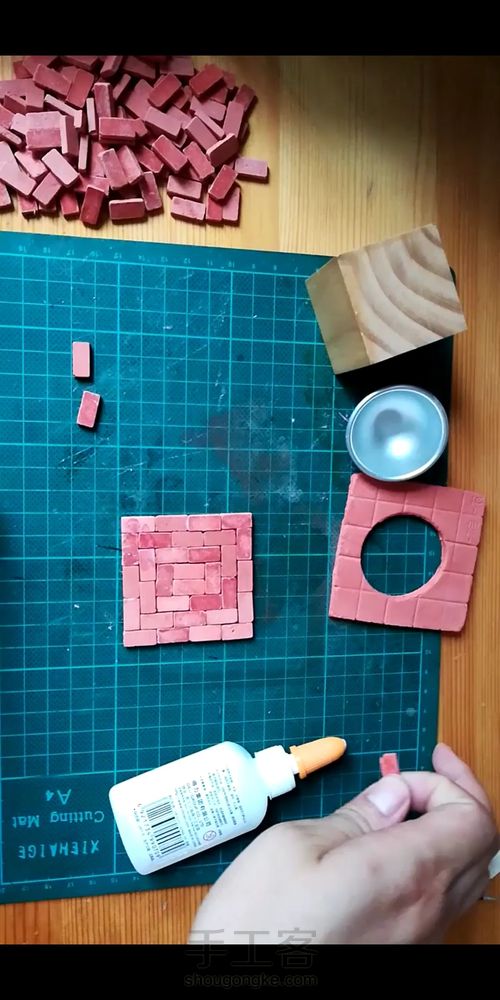 微缩柴火灶 第1步