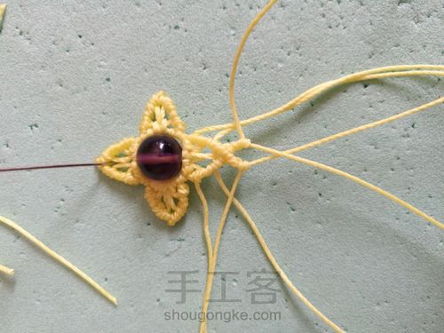 花朵耳环 第23步