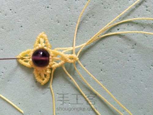 花朵耳环 第24步