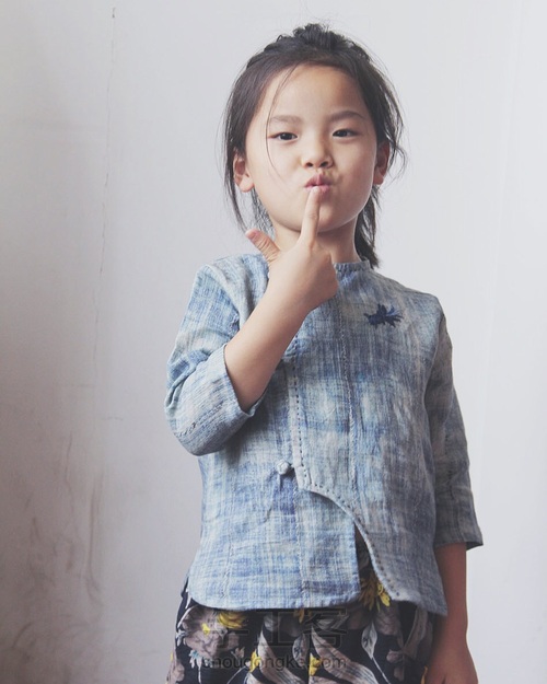 手作衣偏襟上衣 第2步