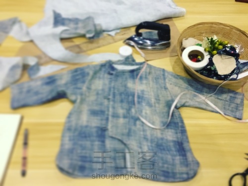 手作衣偏襟上衣 第9步