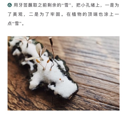 造雪  以假乱真的微雪景观 第13步