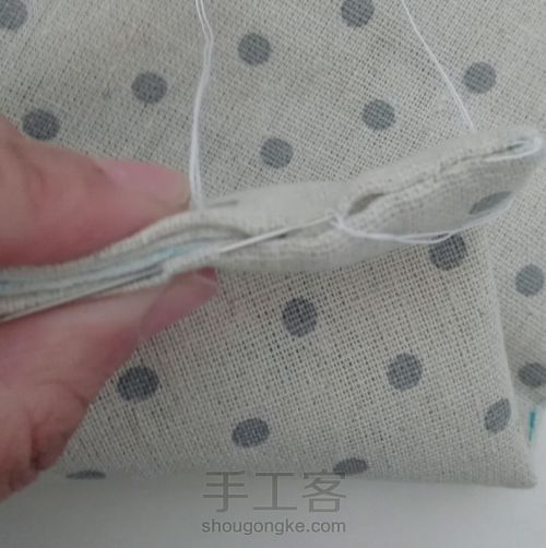 刺绣布艺束口袋（二） 第22步