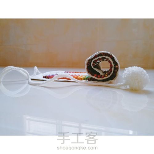 辉柏嘉彩铅笔帘 第13步