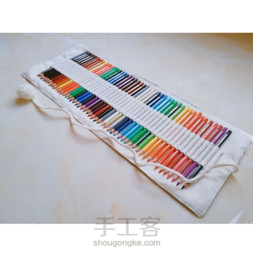 辉柏嘉彩铅笔帘 第9步