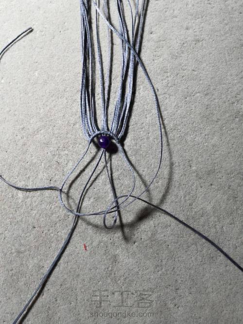 一款调节扣 第7步