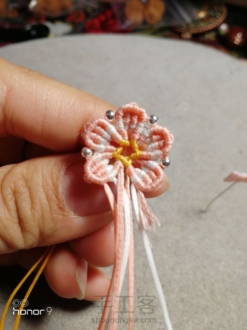 一朵五瓣珠花🌸 第39步
